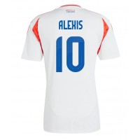 Camiseta Chile Alexis Sanchez #10 Visitante Equipación Copa America 2024 manga corta